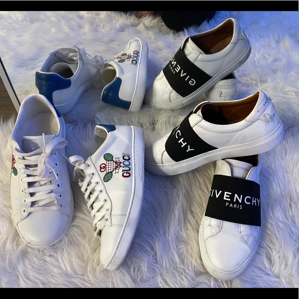 BUNDLE Gucci tennis sneaker Givenchy logo sneaker
